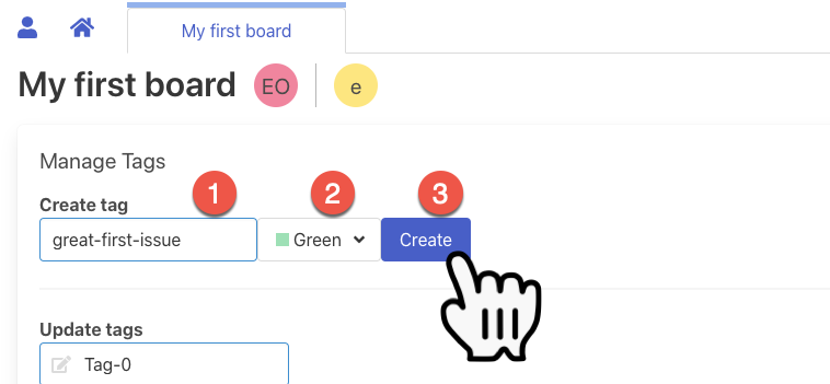 Create a Tag