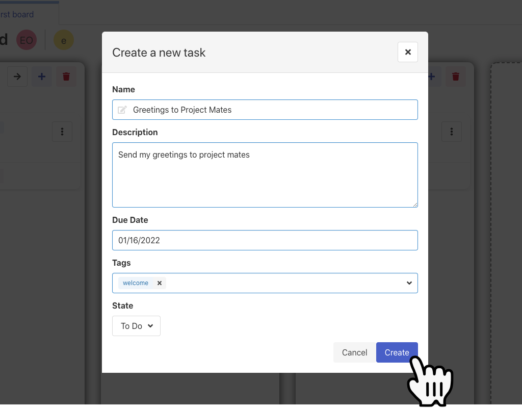 Create a Task