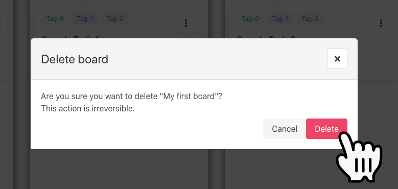Delete a Board